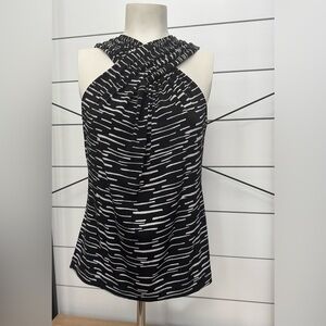 Express Black and White Top